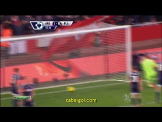 Арсенал - Фулхэм 2:0 видео